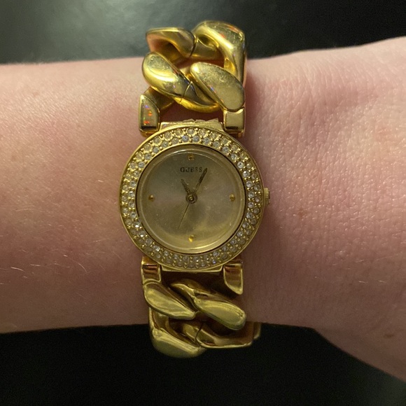 Gold Guess Watch - Picture 4 of 5